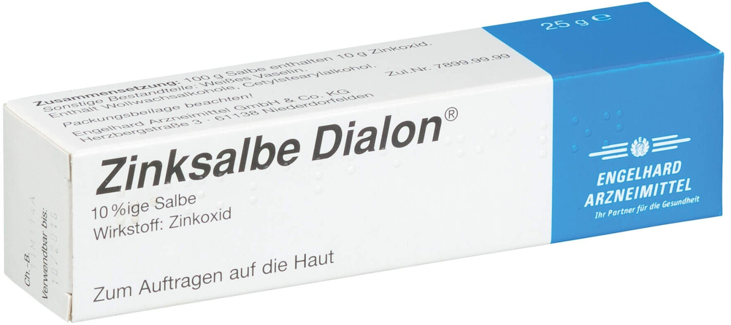 Bild von Engelhard, Wundversorgung, Arzneimittel Zinksalbe Dialon, 25 g Salbe
