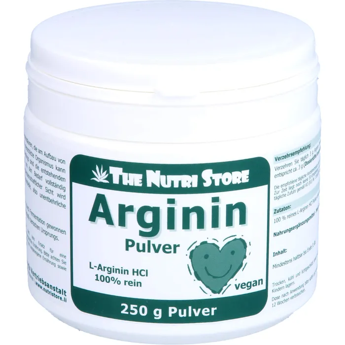Bild von Arginin Hcl 100% Rein Pulver 250 G Pulver - Nahrungsergänzungsmittel