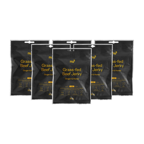 Bild von nu3 Beef Jerky Ingwer-Honig – Der perfekte Protein-Snack für unterwegs