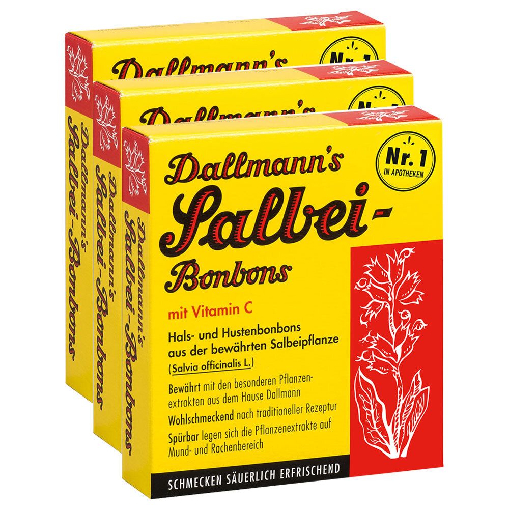 Bild von DALLMANNS® Salbeibonbons Dreierpack