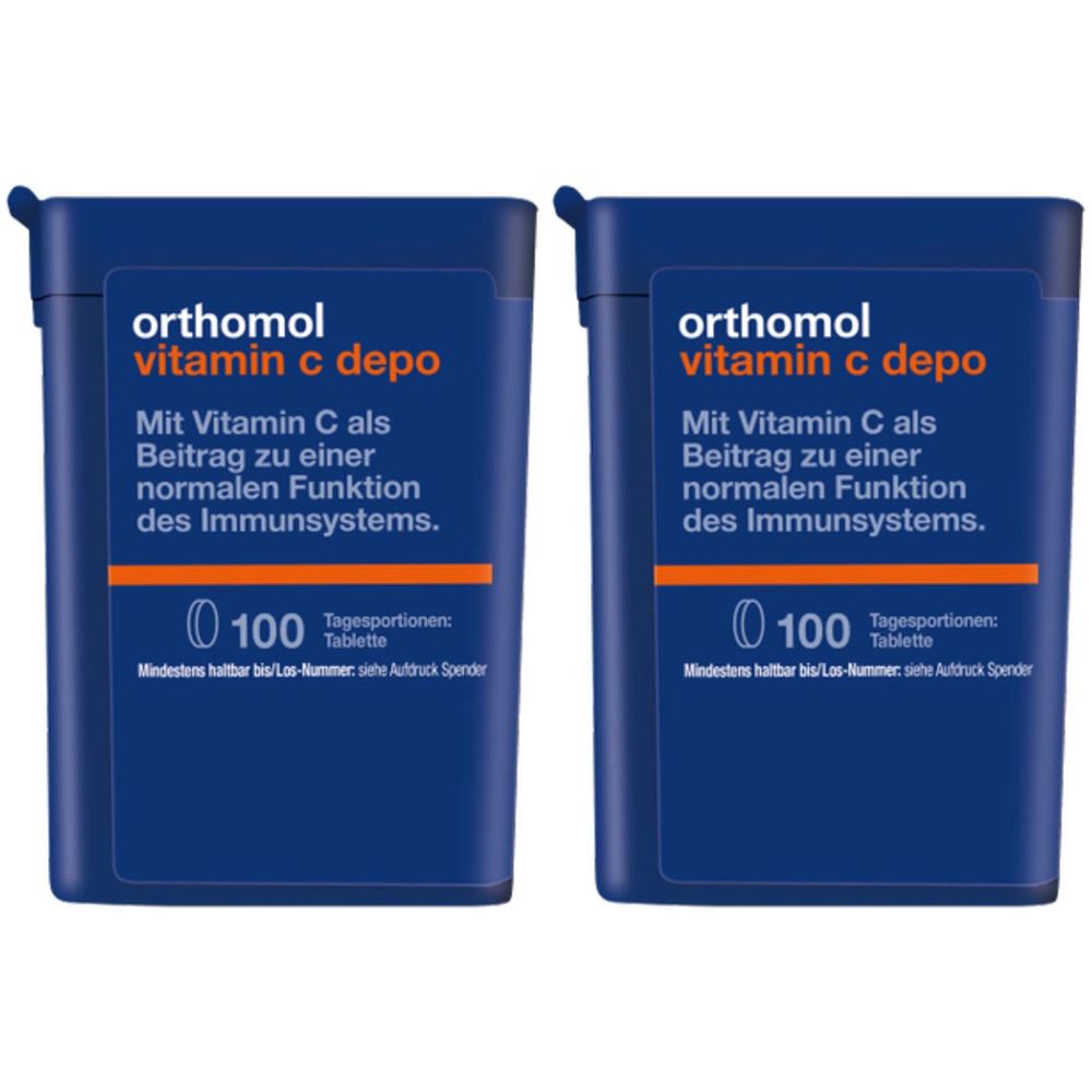 Bild von Orthomol Vitamin C depo - Nahrungsergänzungsmittel mit Depot-Wirkung für eine normale Funktion des Immunsystems - Tabletten
