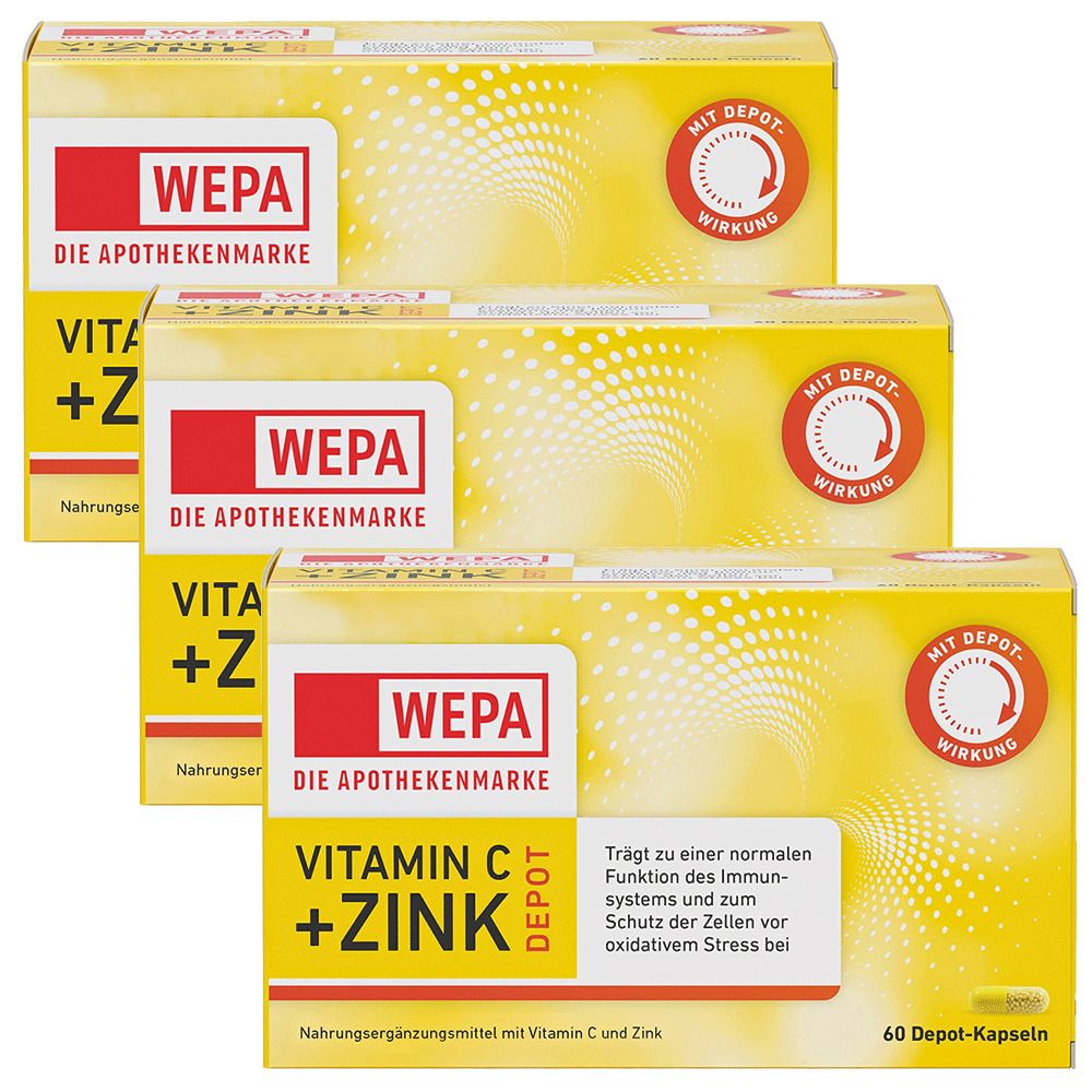 Bild von WEPA Vitamin C+Zink Kapseln