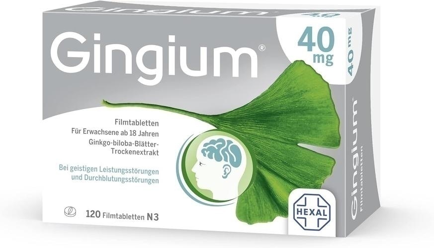 Bild von GINGIUM 40 mg Filmtabletten