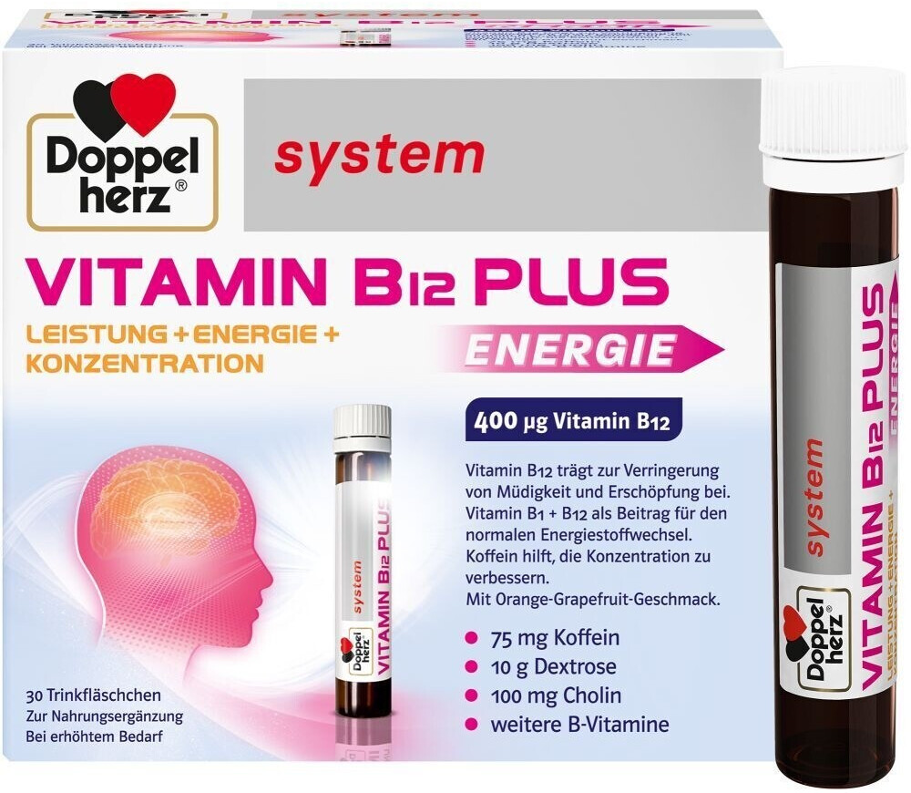 Bild von Doppelherz system Vitamin B12 Plus Leistung + Energie + Konzentration 30X25 ml