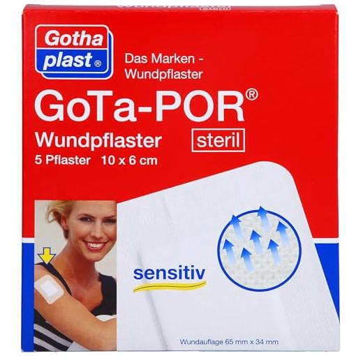 Bild von GOTHAPLAST GOTA-POR Wundpflaster steril 60x100 mm