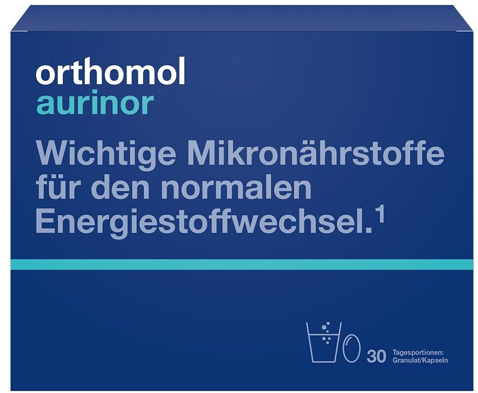 Bild von Orthomol Aurinor 30 Tagesportionen - Nahrungsergänzungsmittel für den normalen Energiestoffwechsel