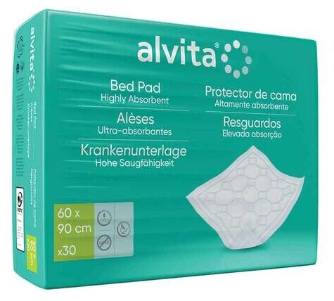 Bild von Alvita Krankenunterlage 60 x 90 cm 30 Stück - Bei Inkontinez