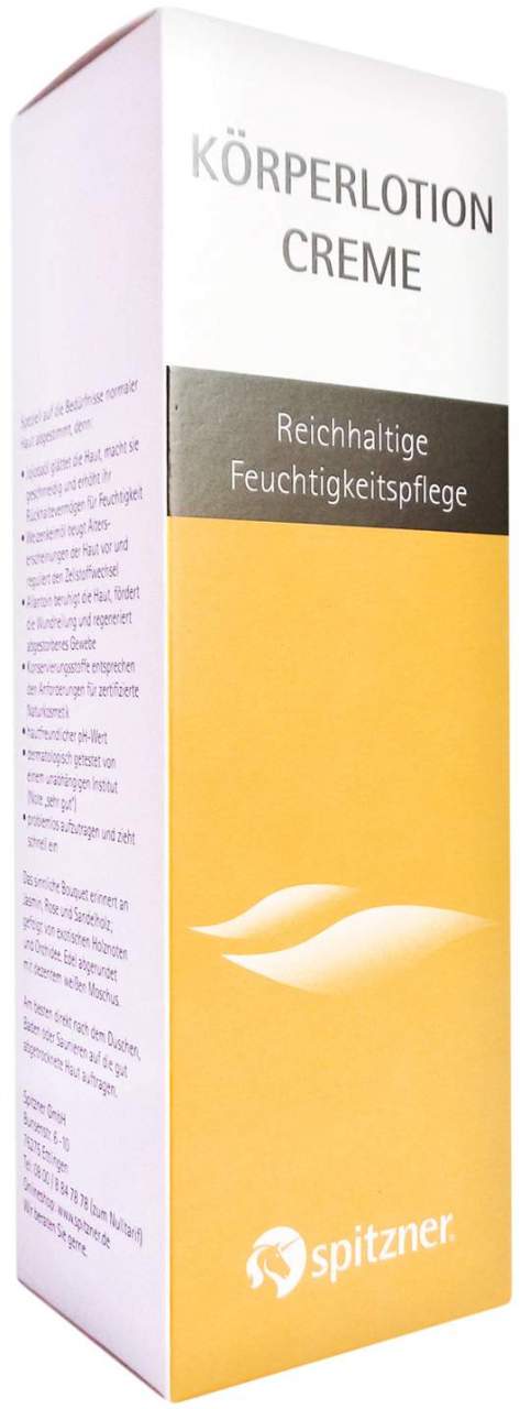 Bild von Spitzner Körperlotion Creme 200 ml - Zur Körperpflege