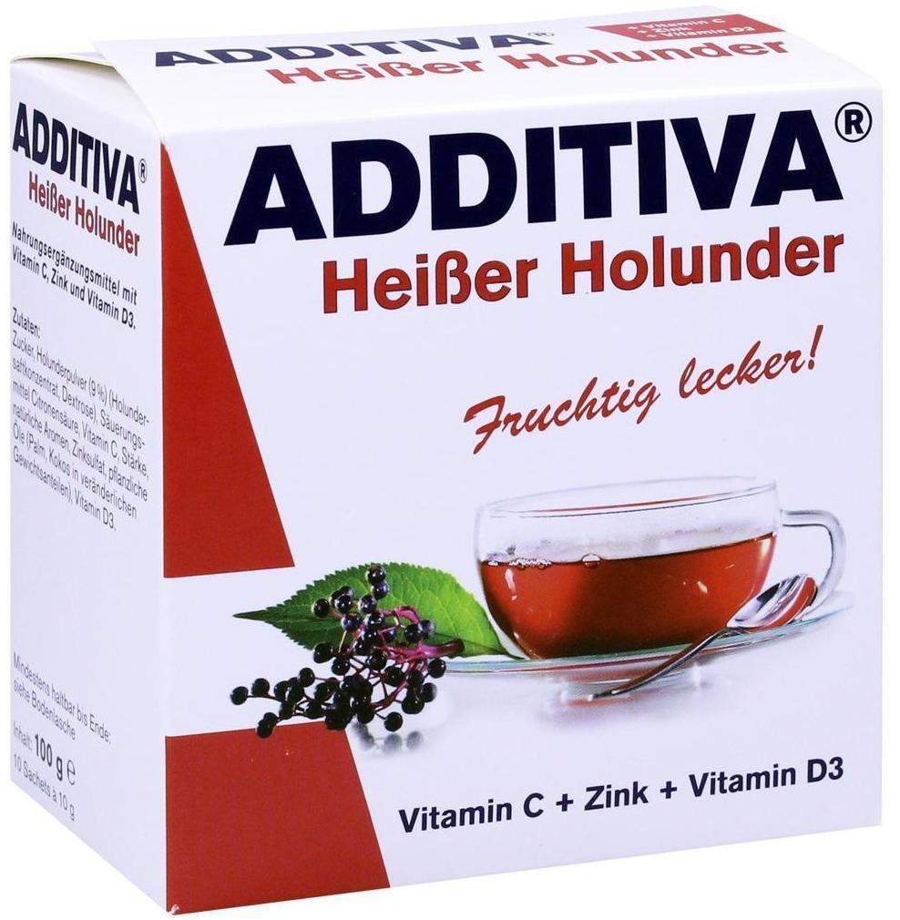 Bild von Additiva Heißer Holunder 100 G Pulver - Zur Nahrungsergänzung