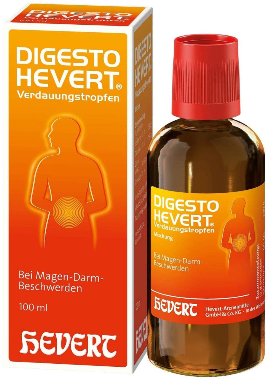Bild von Digesto Hevert Verdauungstropfen 100 ml - Bei Verdauungsschwäche