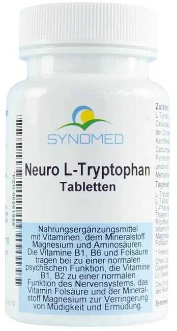 Bild von Neuro L-Tryptophan 180 Tabletten - Nahrungsergänzungsmittel