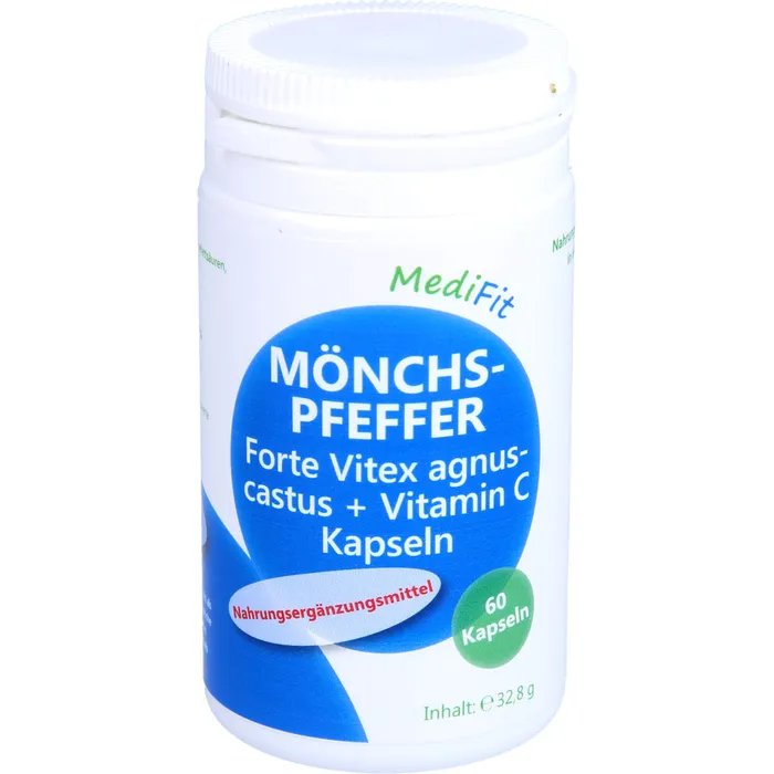 Bild von MÖNCHSPFEFFER FORTE+Vitamin C Kapseln MediFit 60 St.