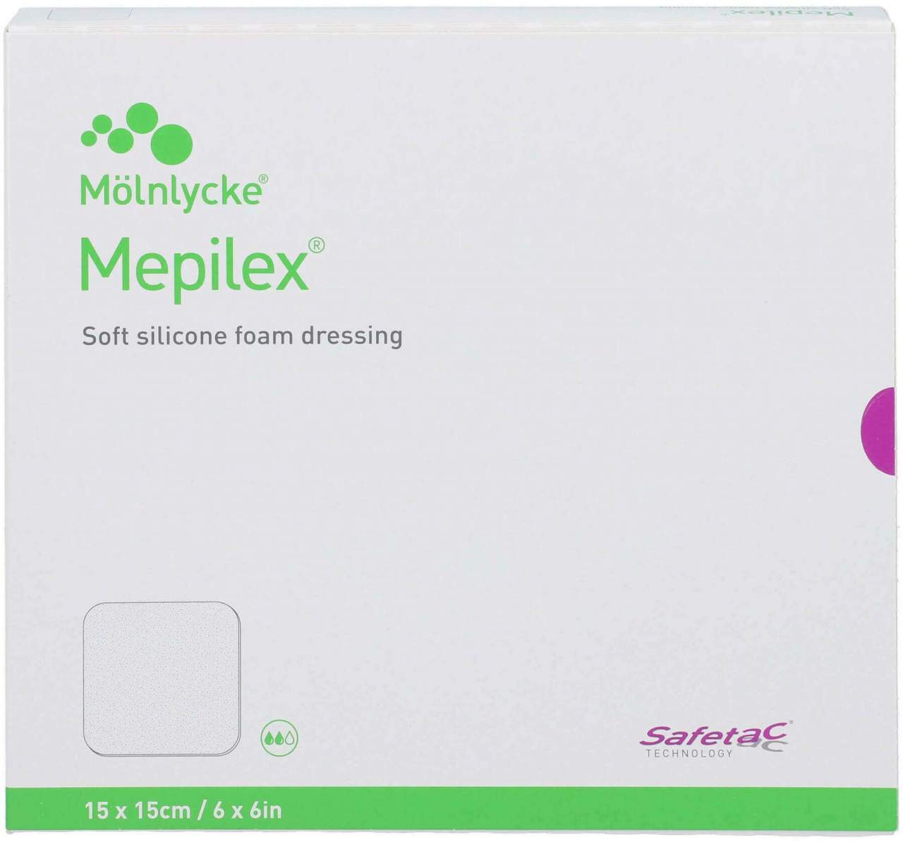 Bild von Mepilex 15 X 15 cm Schaumverband 5 Stück - Zur Wundversorgung