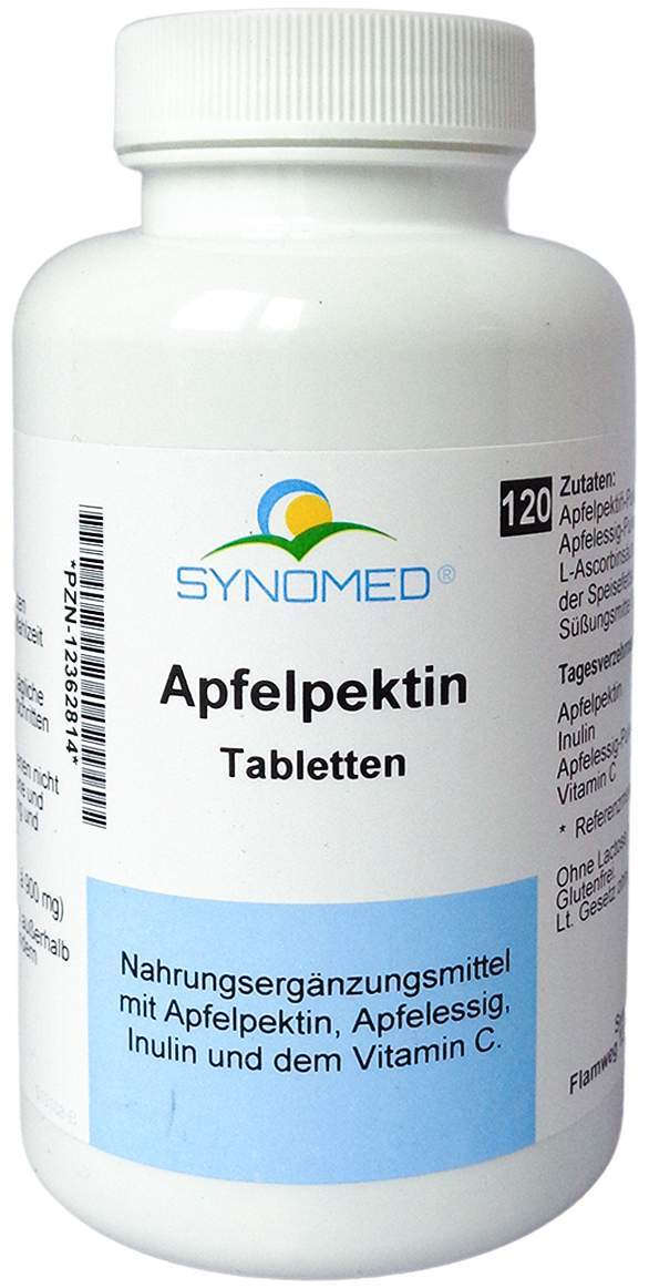 Bild von Apfelpektin Tabletten 120 Stück - Nahrungsergänzungsmittel