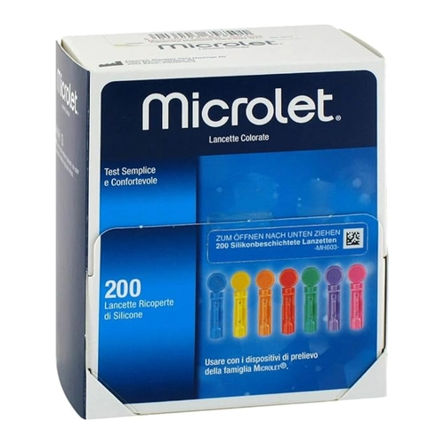 Bild von MICROLET Lanzetten farbig