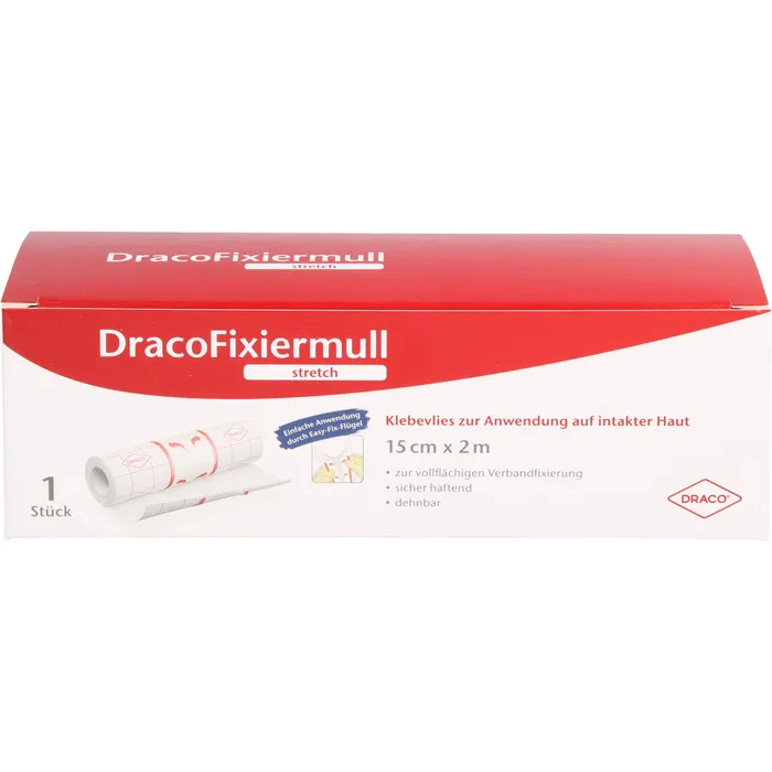 Bild von Dracofixiermull Stretch 15 cm X 2 M 1 Stück - Zur Wundversorgung