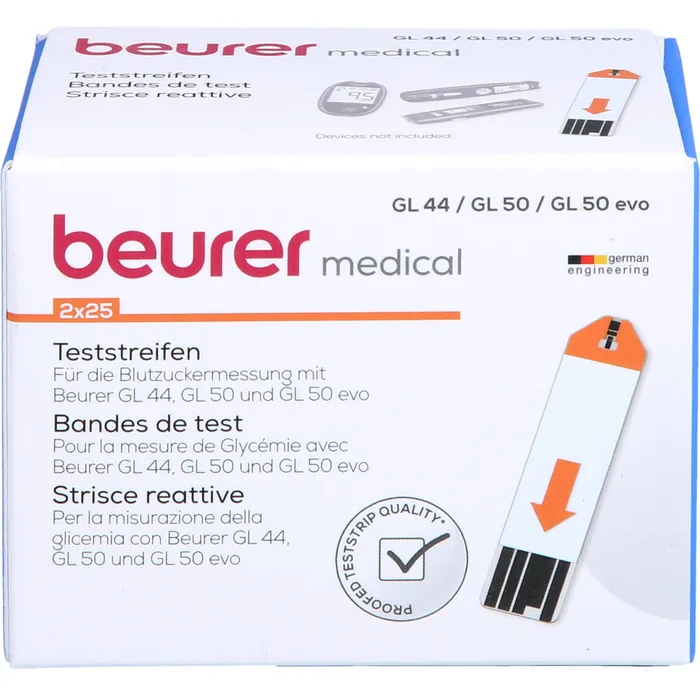 Bild von BEURER GL44/GL50 Teststreifen 50 St.