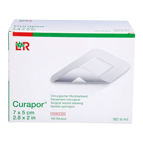 Bild von CURAPOR Wundverband steril chirurgisch 5x7 cm – 100 St. von B2B Medical GmbH