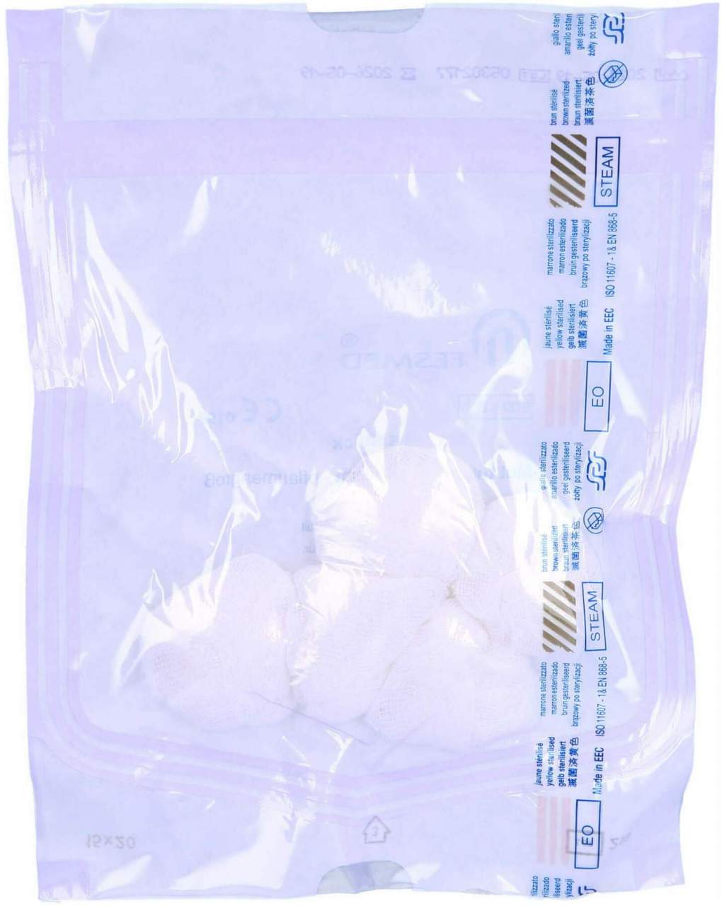 Bild von Mulltupfer 20 X 20 cm Pflaumengroß Ballonf. Steril 5 X 5 Stück - Zur Wundversorgung
