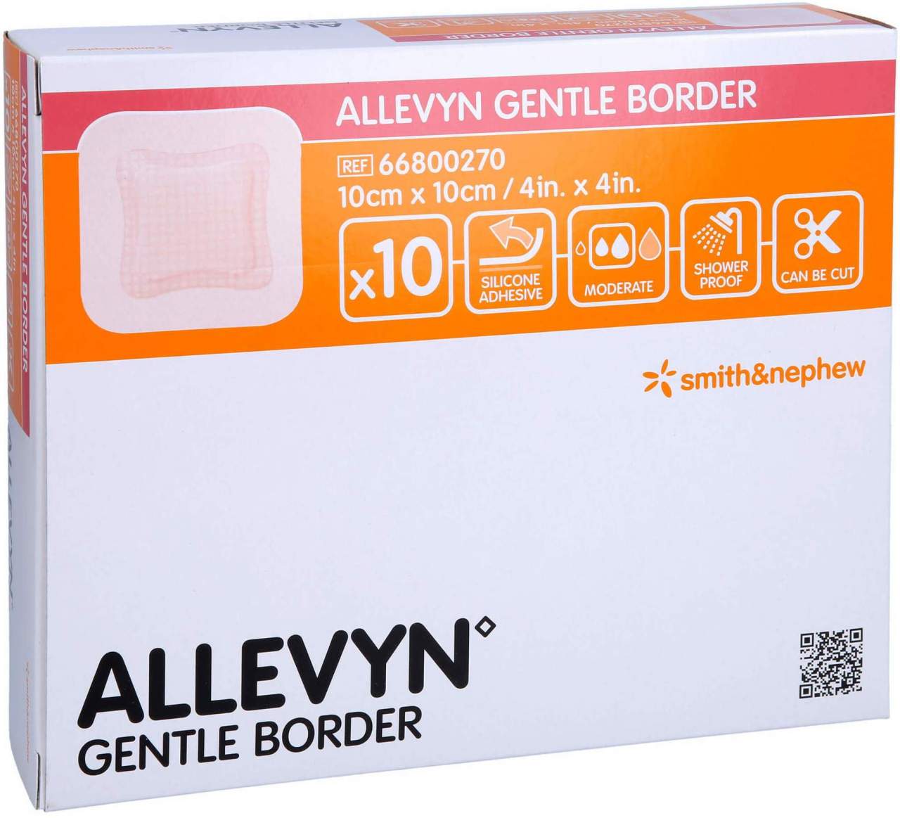 Bild von Allevyn Gentle Border 10 X 10 cm Schaumverband Cpc 10 Stück - Zur Wundversorgung