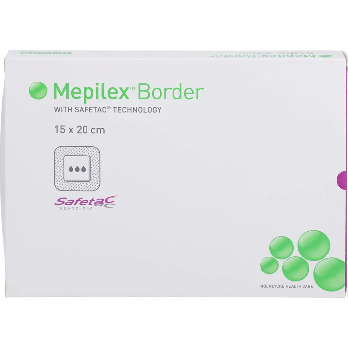 Bild von MEPILEX Border Schaumverband 15x20 cm 10 St.
