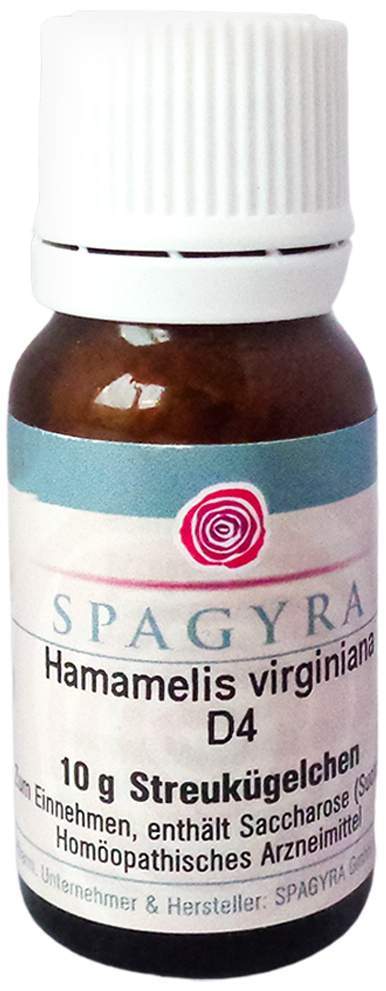 Bild von Hamamelis virginiana D 4 Globuli 10 g - Registriertes homöopathisches Arzneimittel