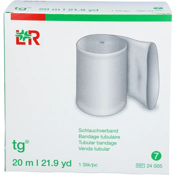 Bild von Tg Schlauchverband Gr.7 20 M Weiß 1 Stück - Schlauchverband