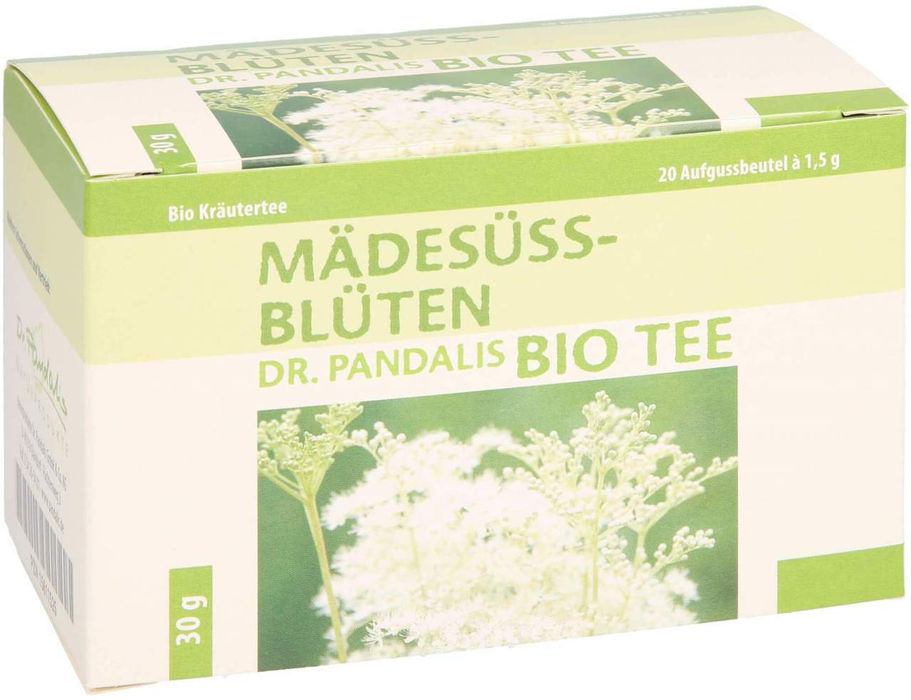 Bild von Mädesüssblüten Dr. Pandalis Bio Tee 30 Filterbeutel - Zur Teezubereitung