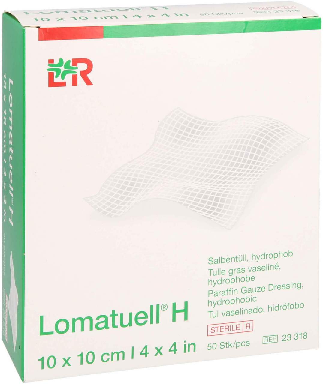 Bild von Lomatuell H Salbentüll 10 X 10 cm Steril 50 Stück - Zur Wundversorgung