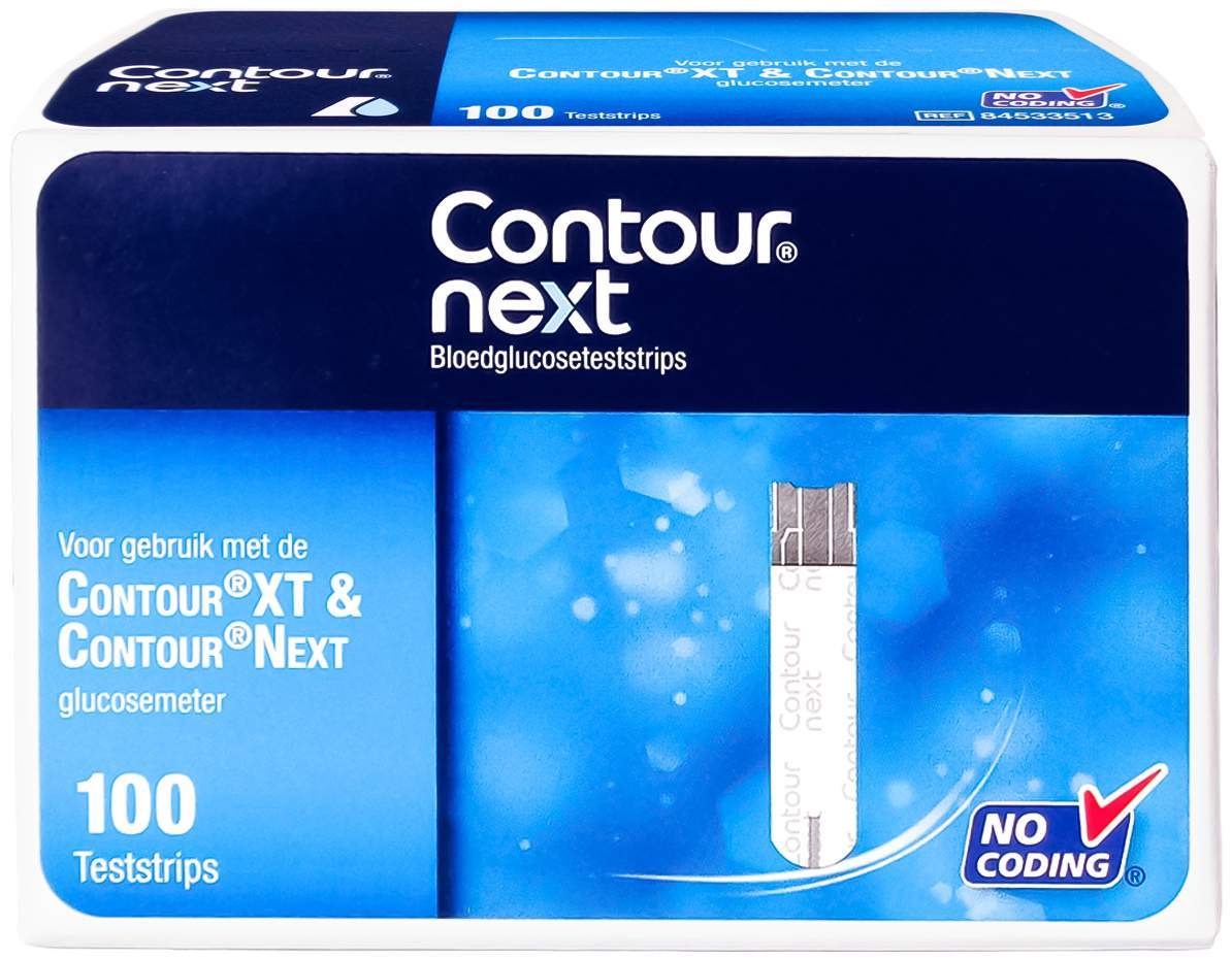 Bild von Contour Next Sensoren Teststreifen 100 Stk - Diabetiker Hilfsmittel