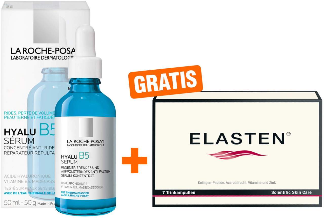 Bild von La Roche Posay Hyalu B5 Serum 50 ml + gratis Anthelios Anti-Pigment Fluid 15 ml - Anti Aging Pflege