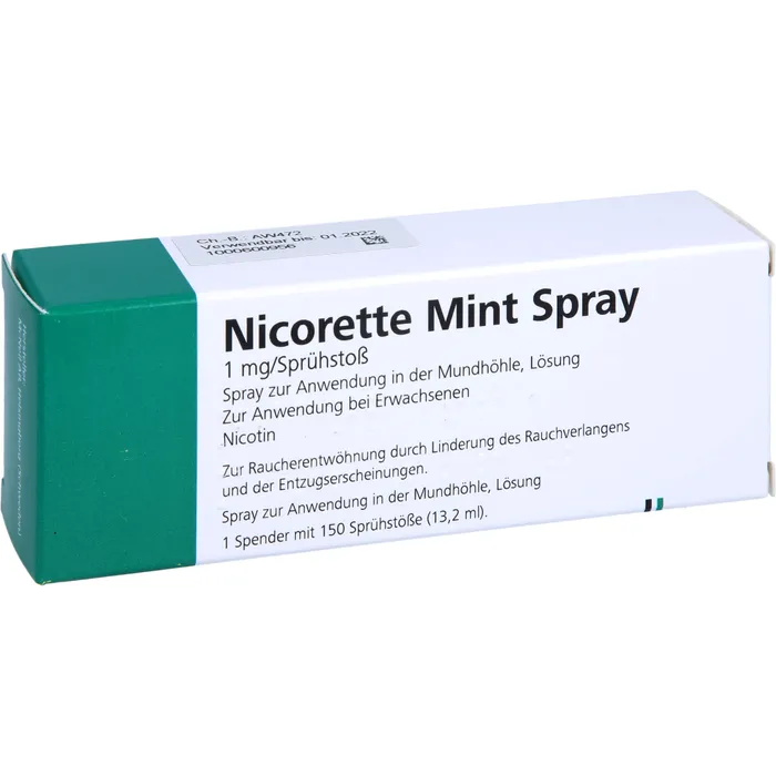 Bild von Nicorette Mint Spray 1 mg/Sprühstoß - Reimport 150 Sp