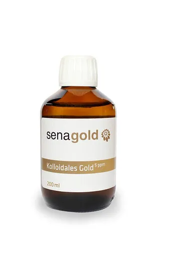 Bild von Kolloidales Gold 5 ppm flüssig 200 ml - Kolloidales Gold zur vielseitigen Anwendung