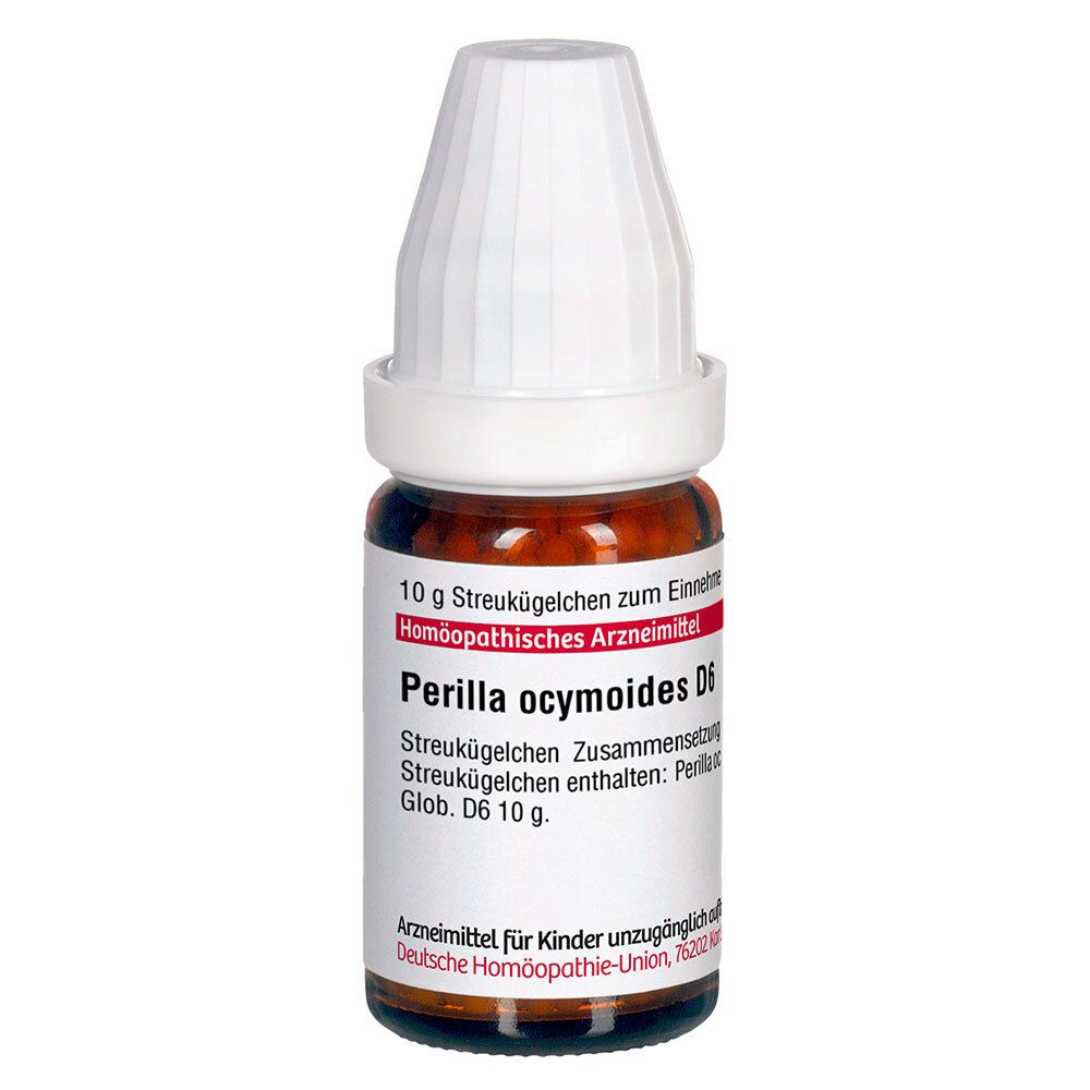 Bild von Perilla ocymoides D 6 Globuli 10 g - Registriertes homöopathisches Arzneimittel