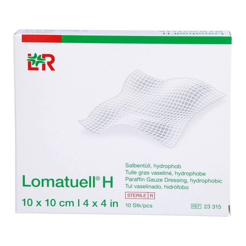 Bild von LOMATUELL H Salbentüll 10x10 cm steril 10 St.