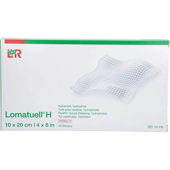 Bild von LOMATUELL H Salbentüll 10x20 cm steril 10 St.