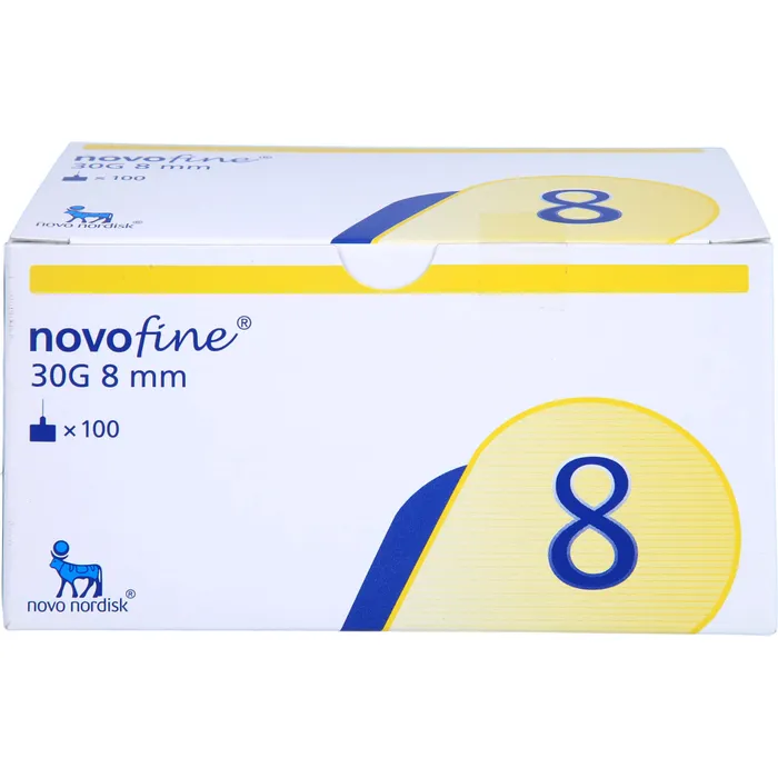 Bild von NOVOFINE Nadeln 0,30x8 mm 100 St.