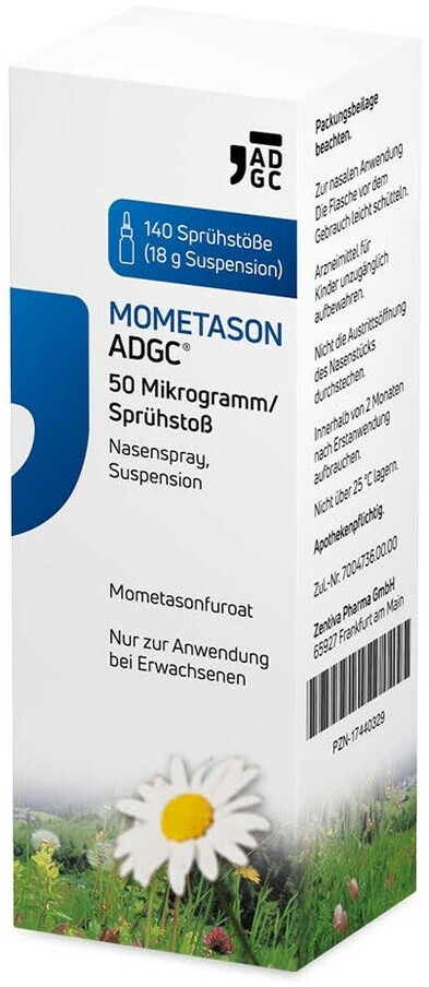 Bild von Mometason ADGC 50µg/Sprühstoß Nasenspray (18g)