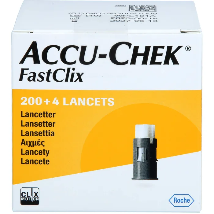 Bild von C & P, Bluttest, Accu Chek Fastclix, 204 St LAN (Lanzette)
