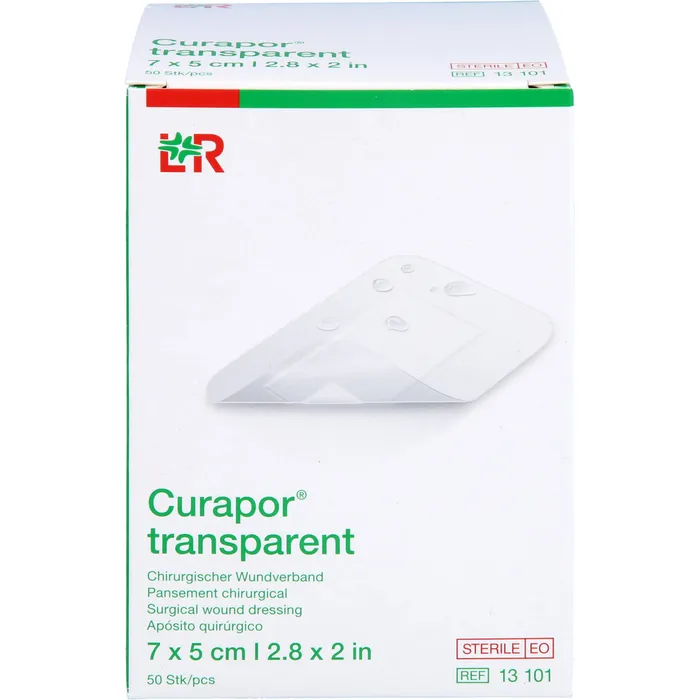 Bild von CURAPOR Wundverband steril transparent 5x7 cm 50 St.