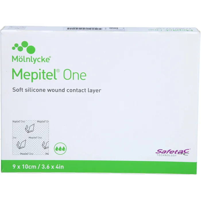 Bild von MEPITEL One 9x10 cm Silikon Netzverband 5 St.