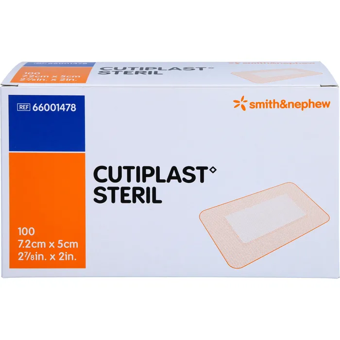 Bild von CUTIPLAST steril Wundverband 5x7,2 cm 100 St.