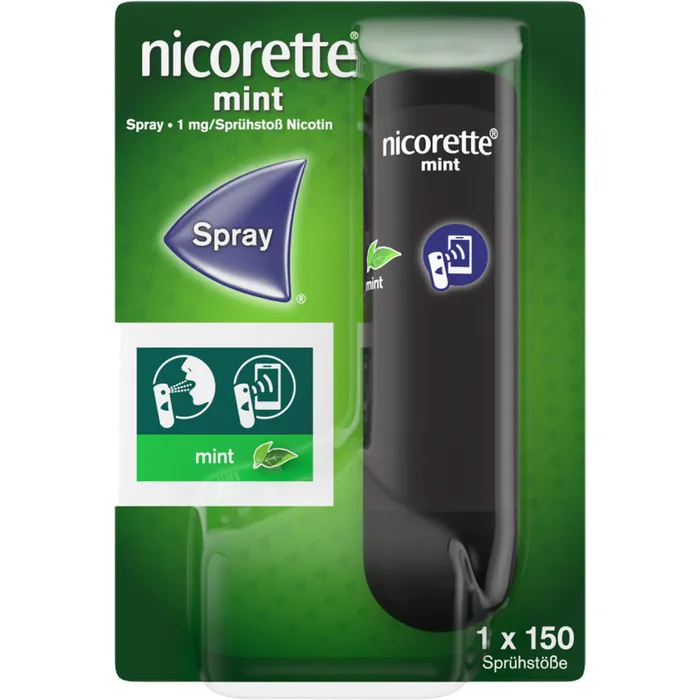 Bild von Nicorette Mint Spray 1 mg 1 Stück - Zur Rauchentwöhnung