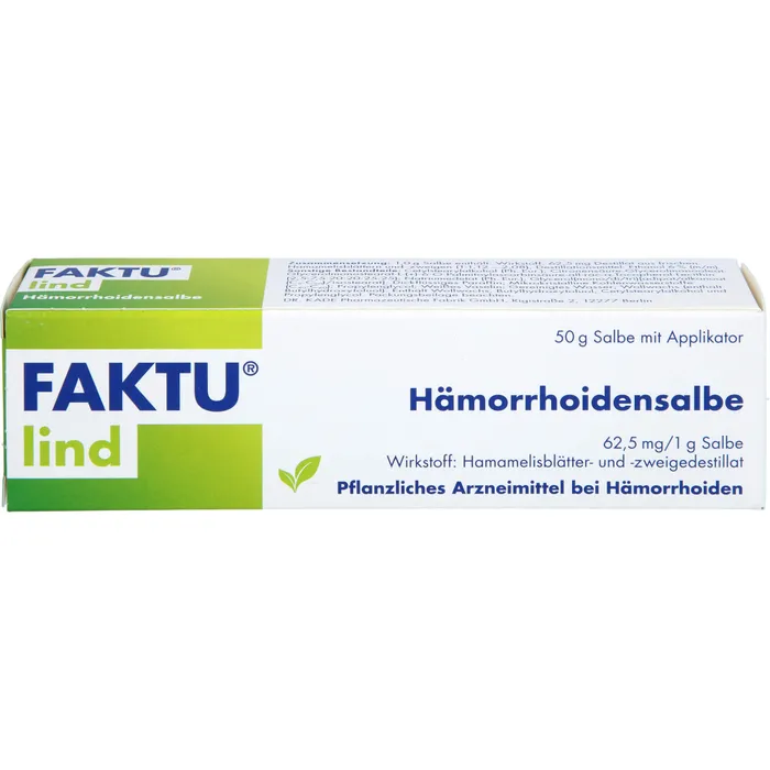Bild von Faktu lind Hämorrhoidensalbe 50 g - Hämorrhoidensalbe