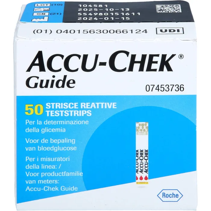 Bild von Accu-chek Guide Teststreifen 1X50 St