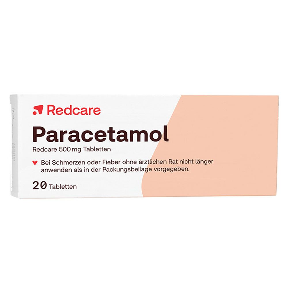 Bild von Paracetamol Redcare 500 mg gegen Schmerzen