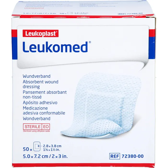 Bild von LEUKOMED sterile Pflaster 5x7,2 cm 50 St.
