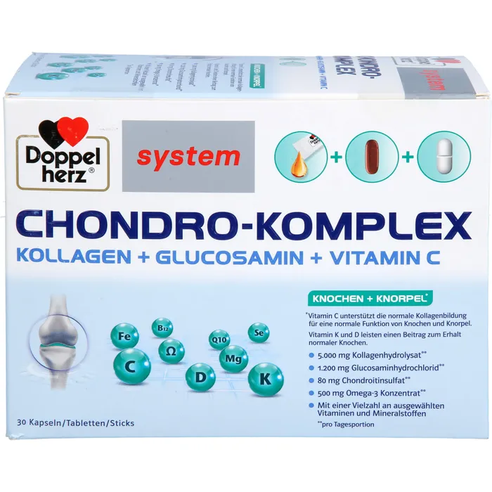 Bild von Doppelherz system Chondro-Komplex 30 Portionen - Für Knochen und Knorpel