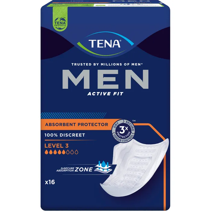 Bild von TENA MEN Active Fit Level 3 Inkontinenz Einlagen 16 St.