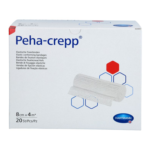 Bild von Peha Crepp Fixierbinde 8 cm x 4 m - Praktischer Helfer für die Wundversorgung
